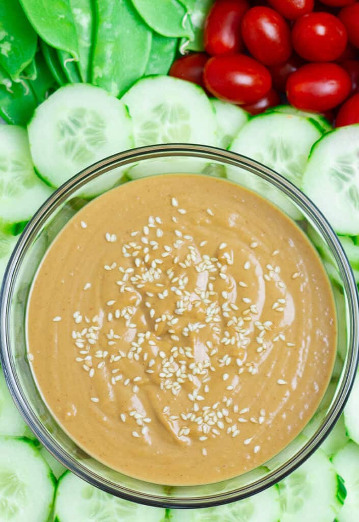 sesame ginger peanut sauce