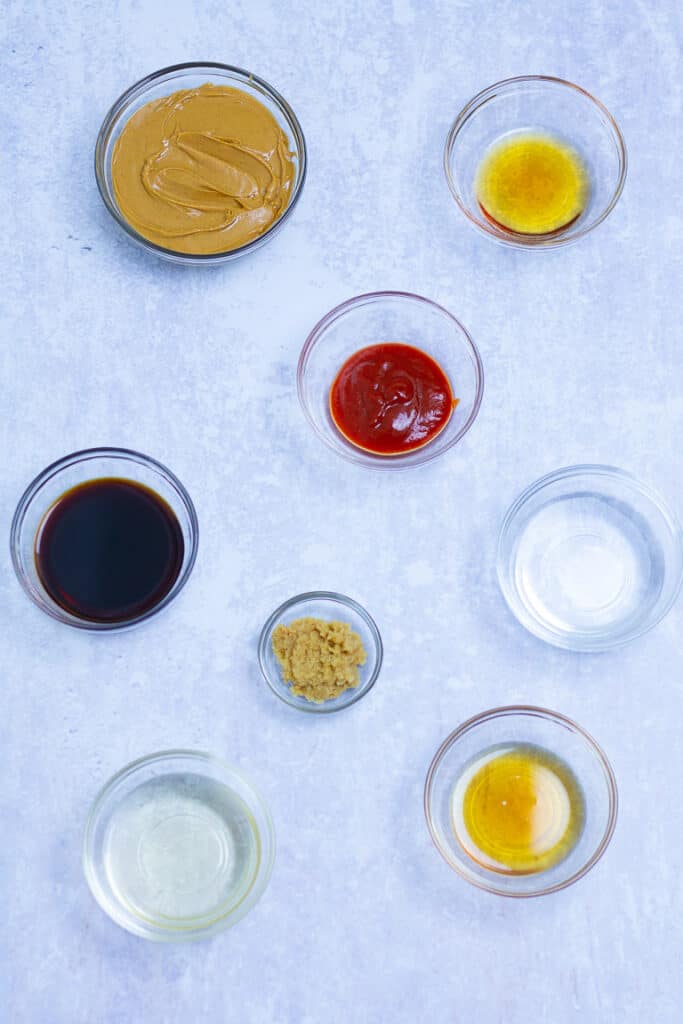 sesame ginger peanut sauce ingredients