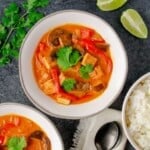 Easy Vegan Thai Red Curry. Photograph by HappyCowandMe.com.