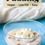 Low fat vegan peanut butter pudding