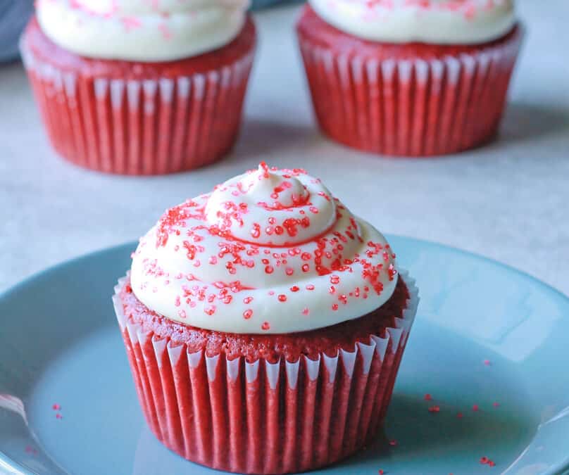 Skinny Red Velvet Cupcakes