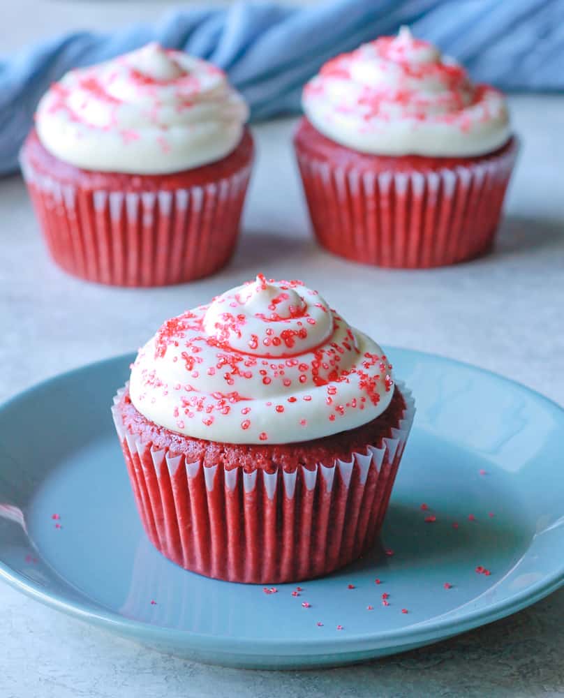 Skinny Red Velvet Cupcakes