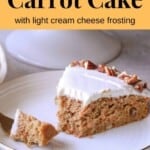 Healthy Carrot Cake with Oat Flour