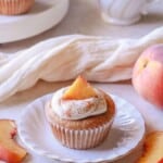 Healthy Peaches and Cream Muffins