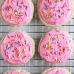 Healthy Sugar Cookies with Cashew Butter Frosting