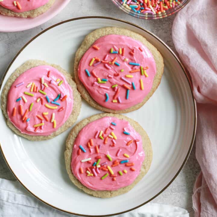 Healthy Sugar Cookies with Cashew Butter Frosting Dessert Done Light