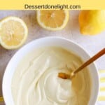 Healthy Lemon Cream Cheese Frosting