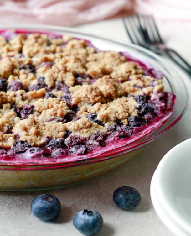Healthy Blueberry Pie (Easy) Dessert Done Light Desserts for your healthy lifestyle