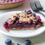 Healthy Blueberry Pie (Easy)