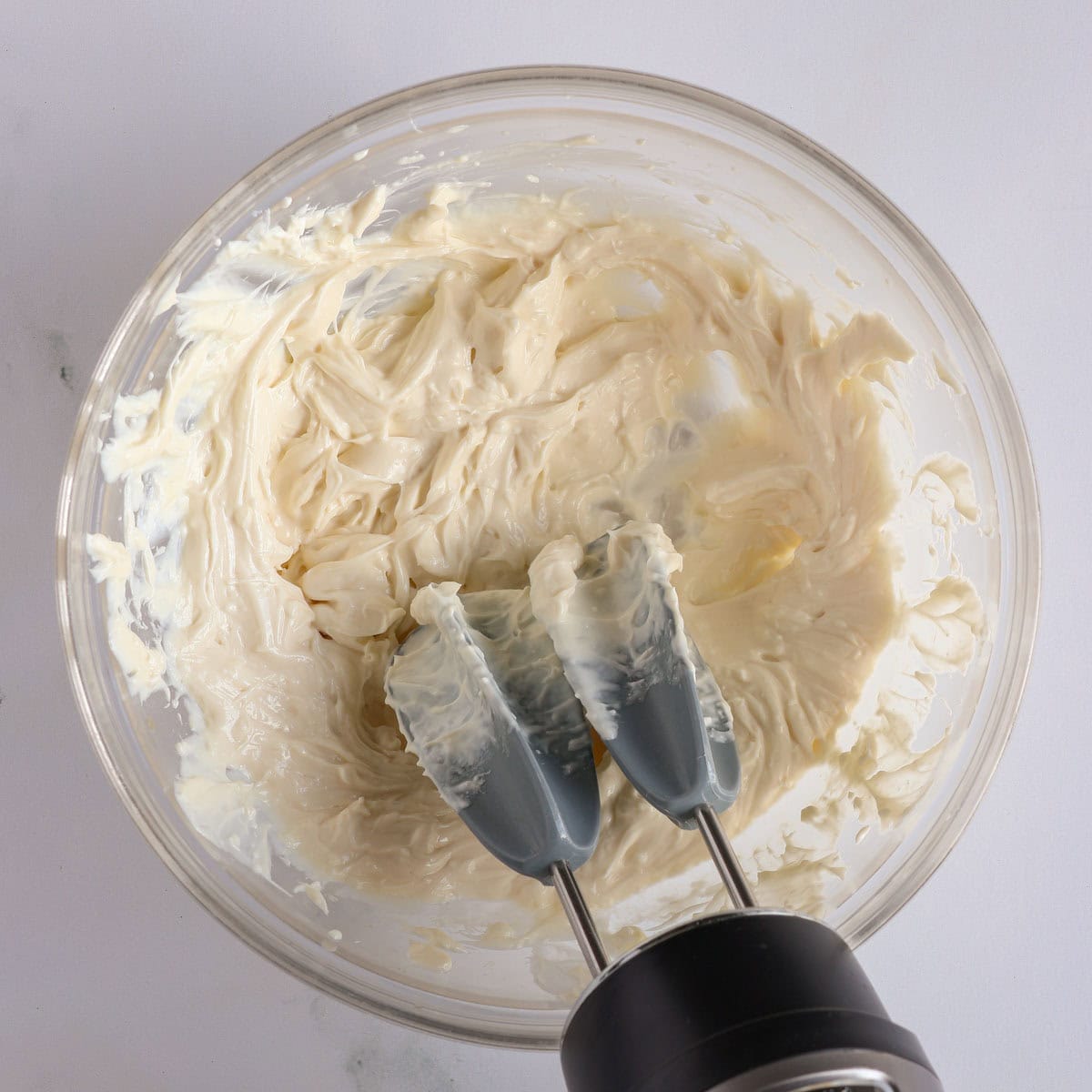 Maple yogurt topping made with Greek yogurt and light cream cheese whipped until smooth